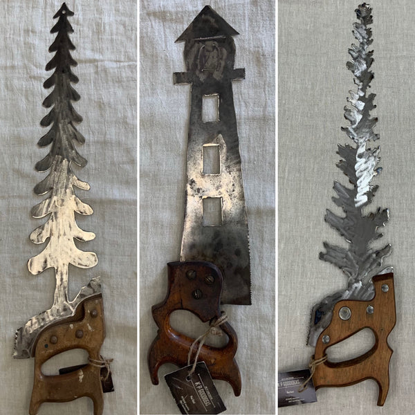 KPGI Vintage Hand-Cut Decor Saw