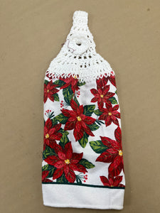 Poinsettia Tea Towel