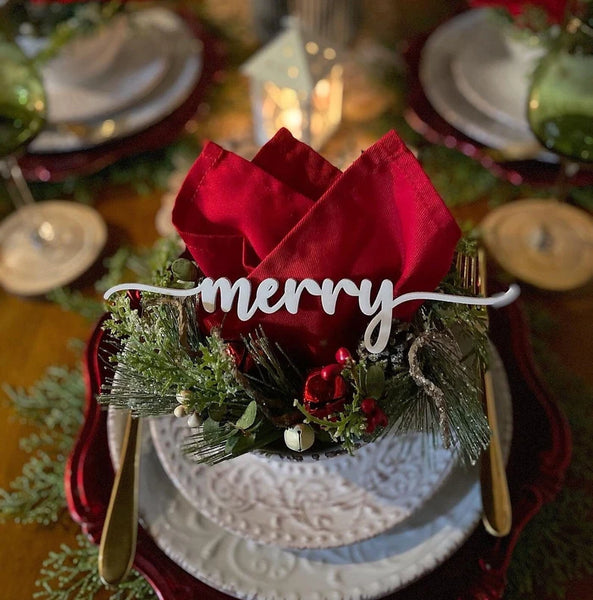 JJT - Wooden Place Cards/Setting