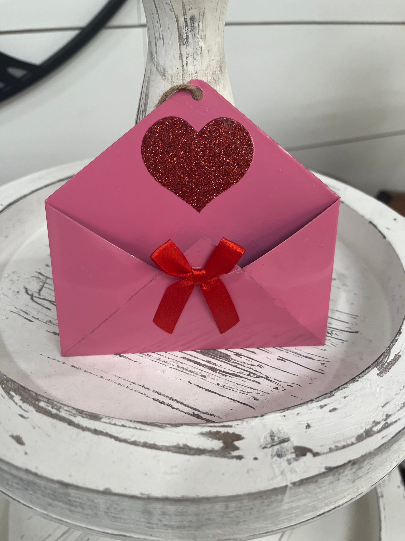 Pink Tin Envelope