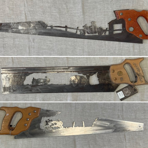 KPGI Vintage Hand-Cut Decor Saw