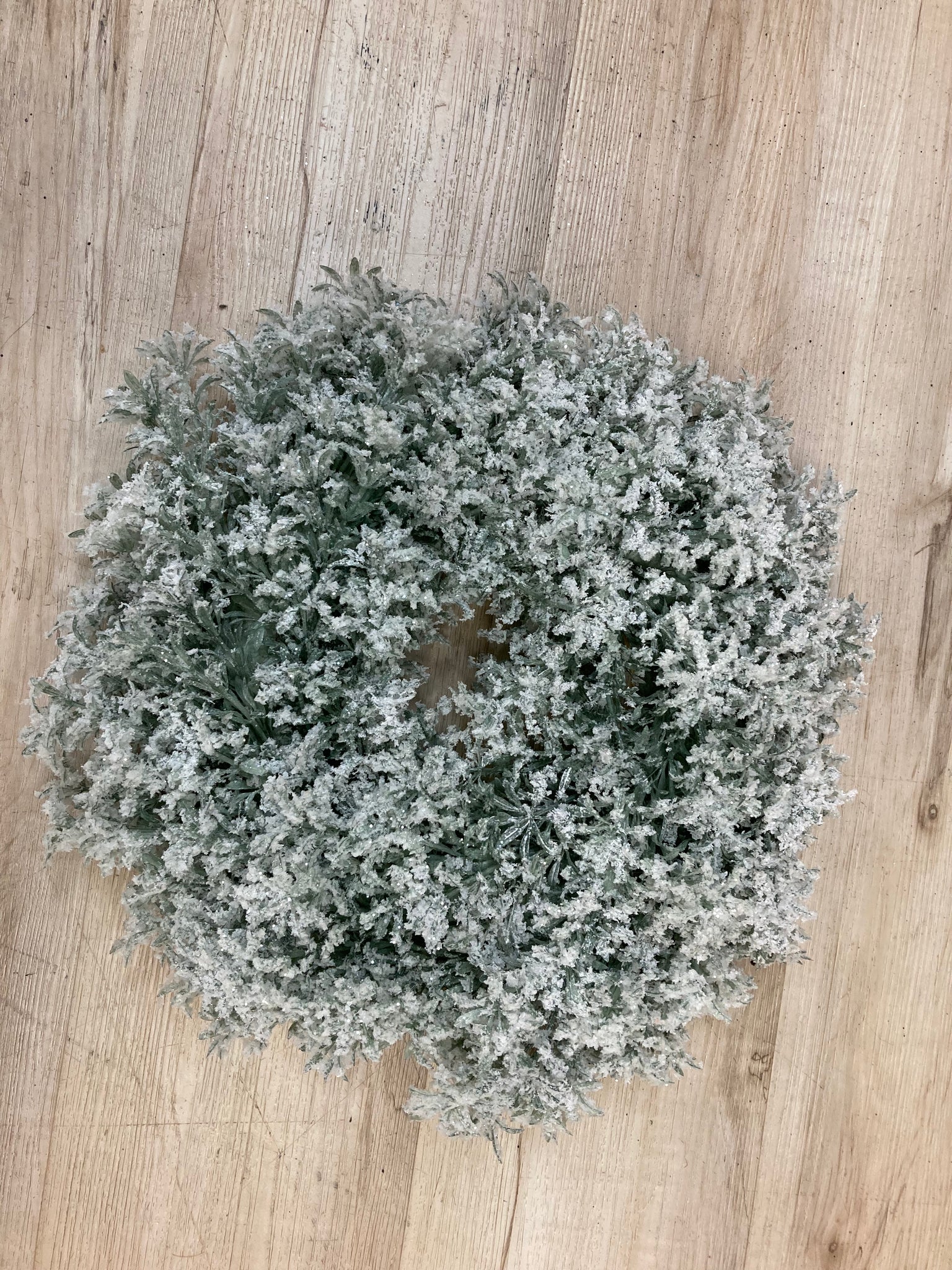 Frosted Green Wreath