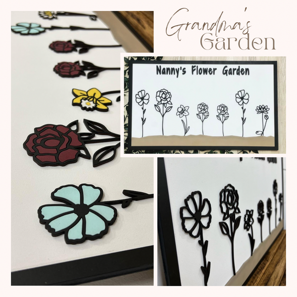 Grandma's Garden Custom Sign - Mothers Day