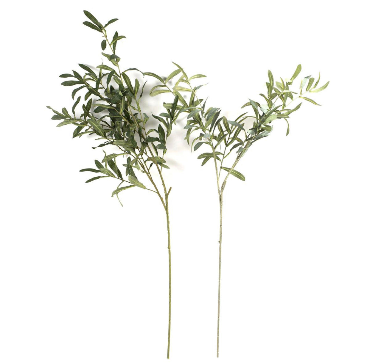ARTIFICIAL OLIVE FOLIAGE BRANCH, 39"