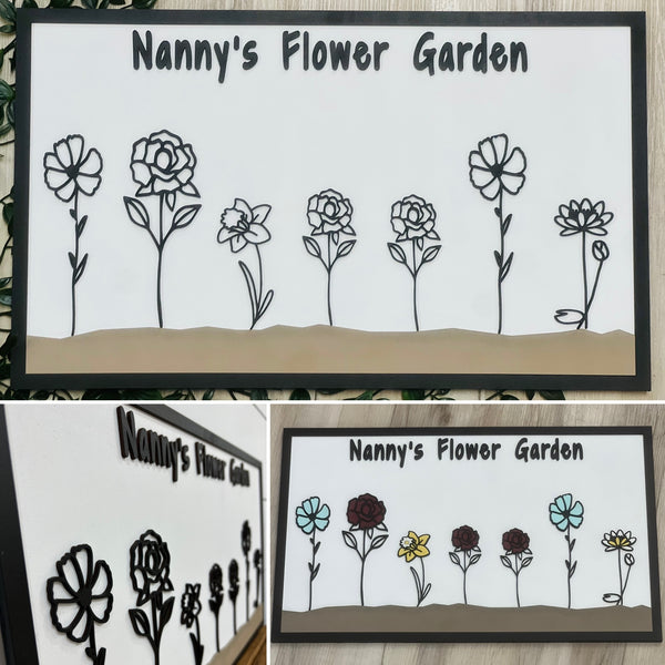 Grandma's Garden Custom Sign - Mothers Day
