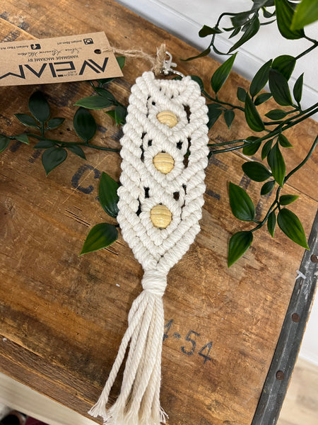 AFA- Macrame w/clip $15