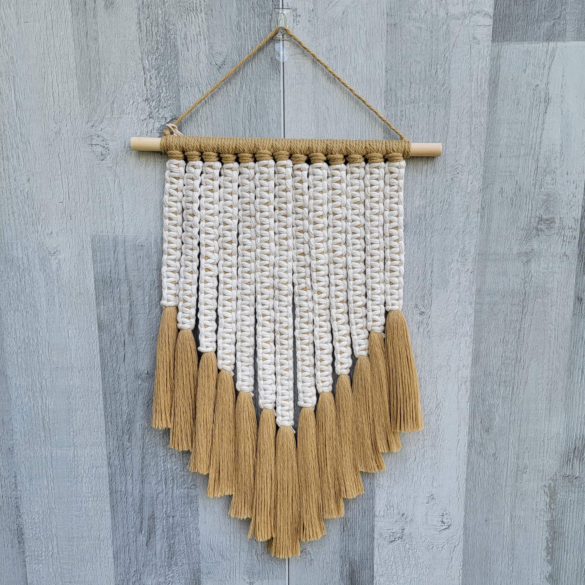 KCW - Mustard/Cream Macrame